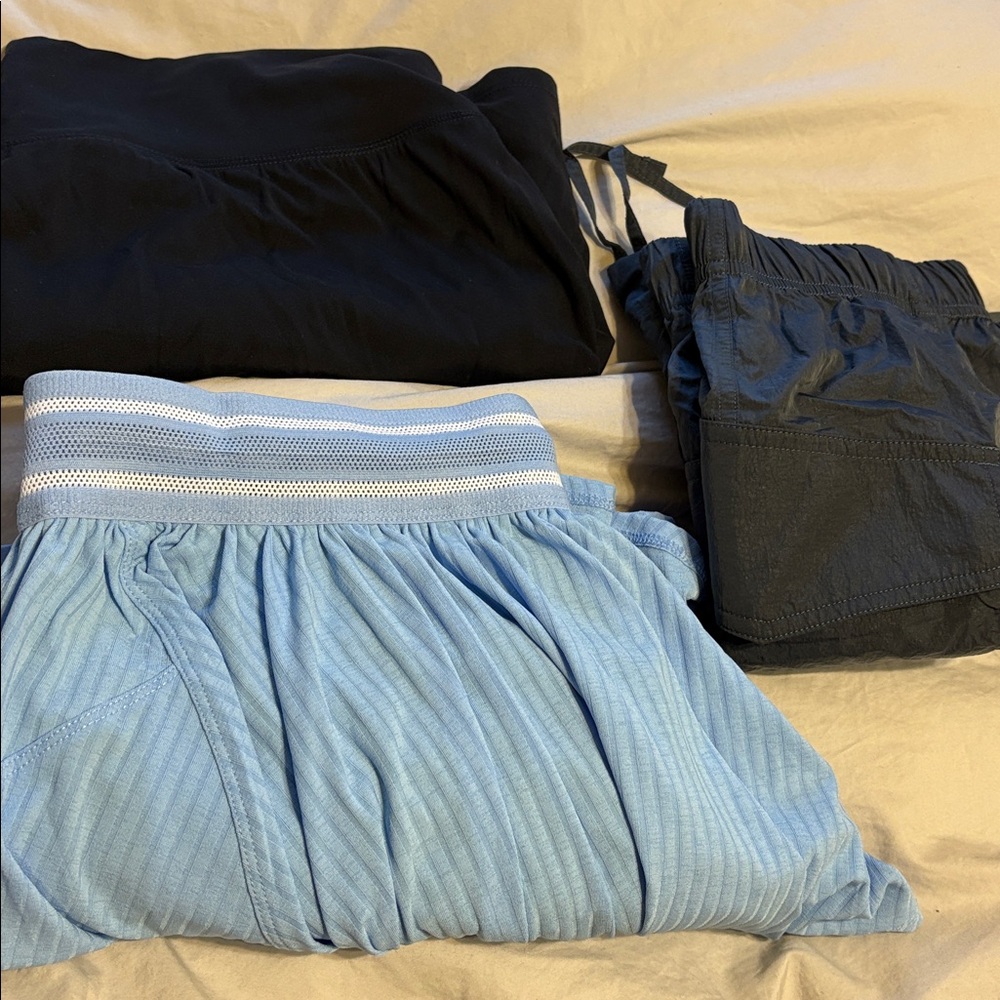 Blue and Black Athletic skorts- Never worn - Picture 7 of 7